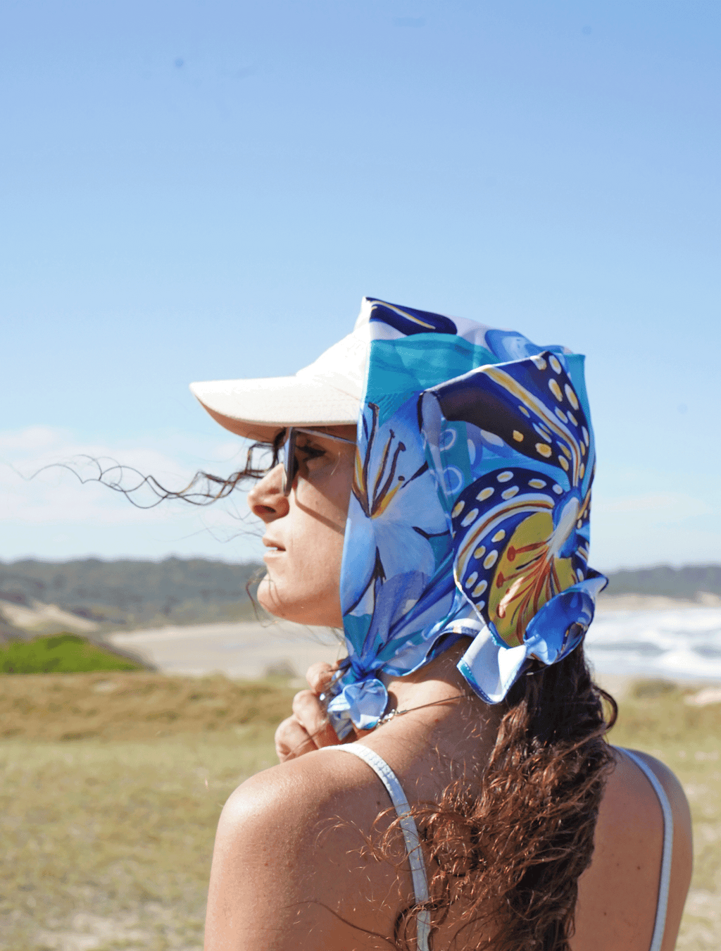 Pañuelo Blue Garden