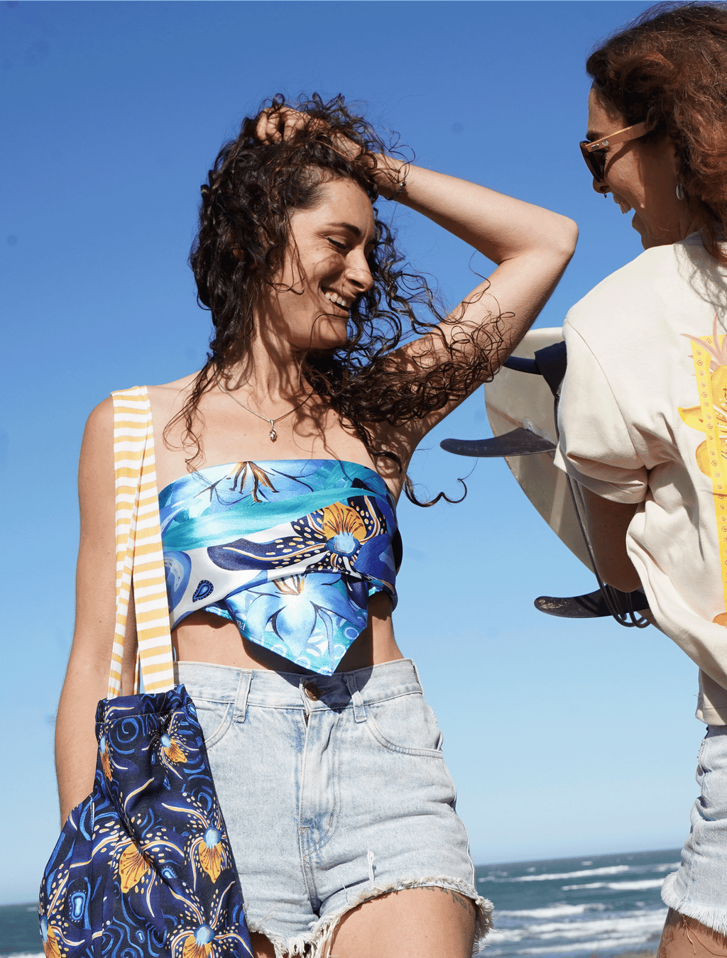 Pañuelo Blue Garden