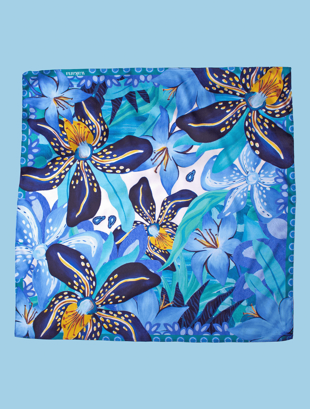 Pañuelo Blue Garden