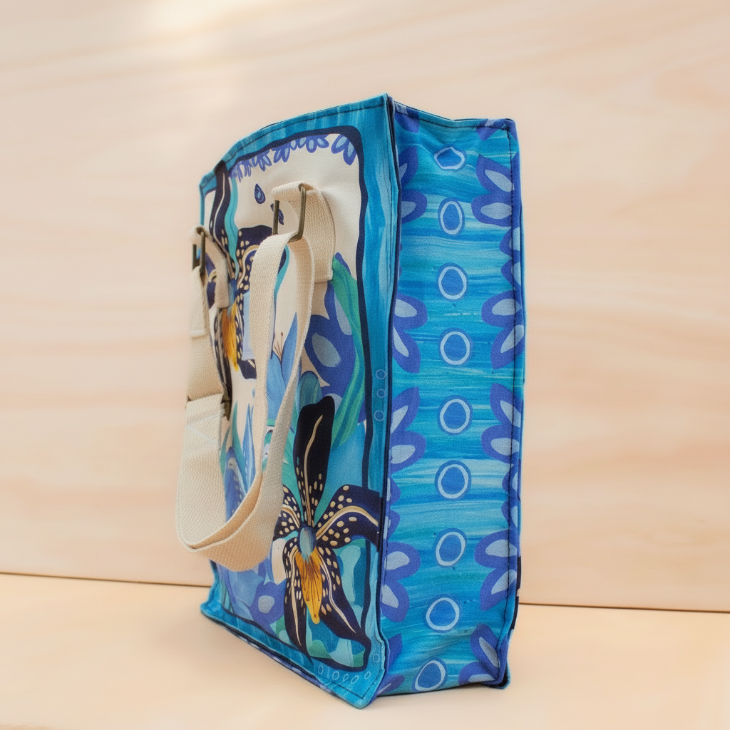 Bolso Matero  Blue Garden